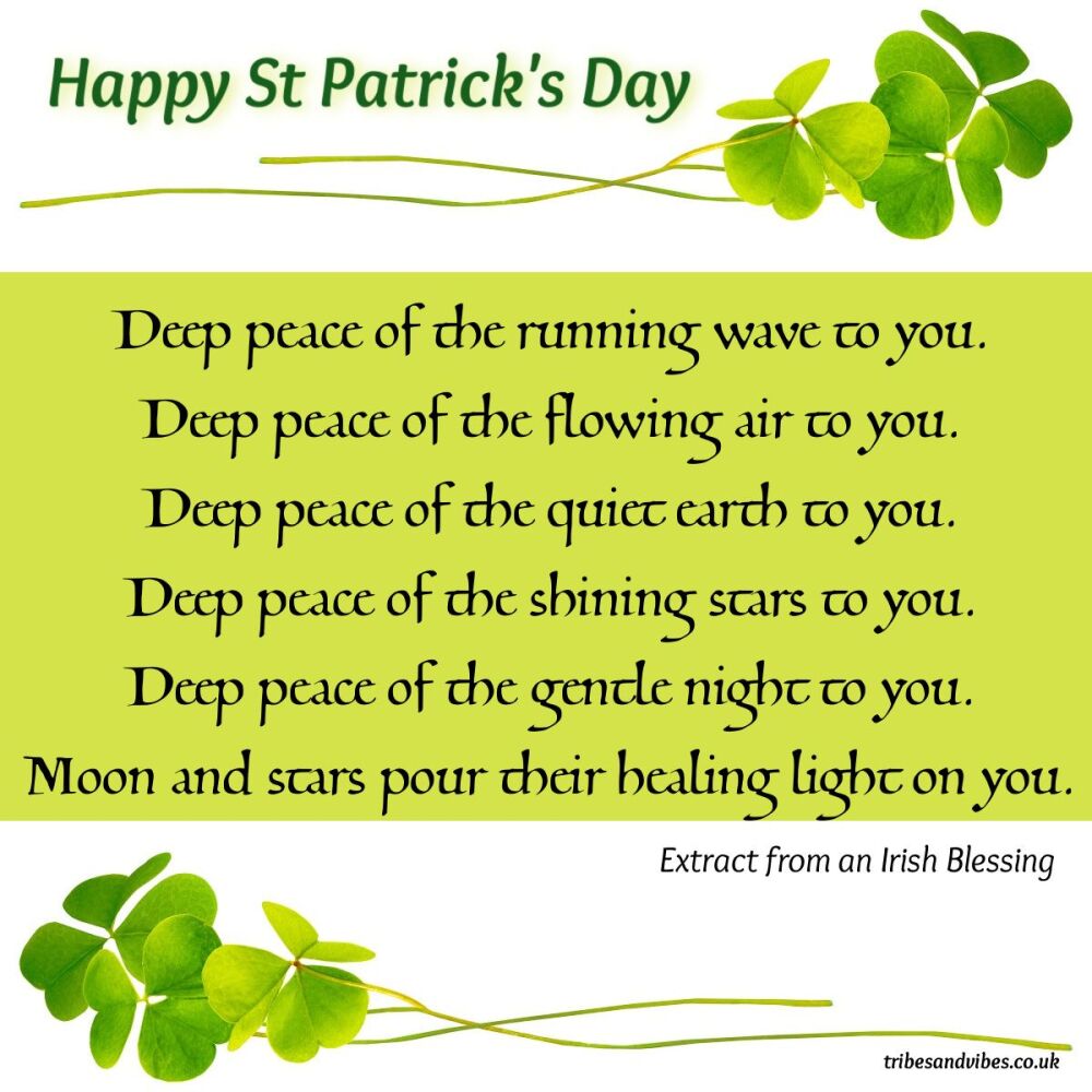 St Paddys Day 2025 irish blessing