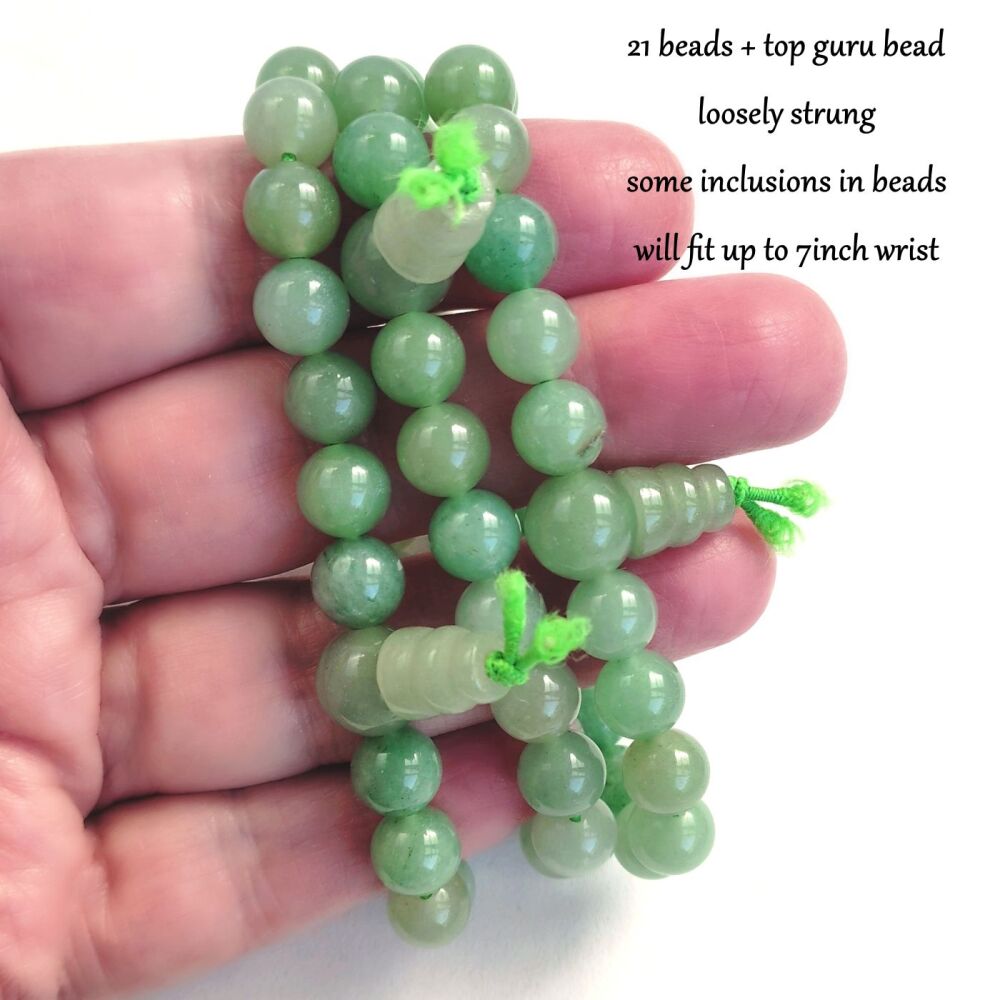 Green Aventurine Crystal Power Beads Bracelet
