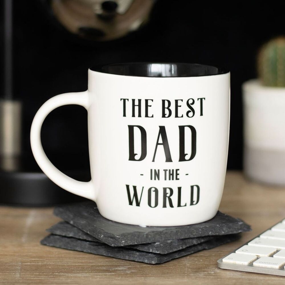 'The Best Dad in the World' Ceramic Mug, 350ml