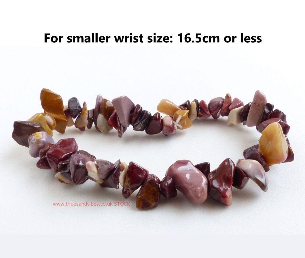 Mookaite Bracelet (Australian Jasper) Crystal Chips