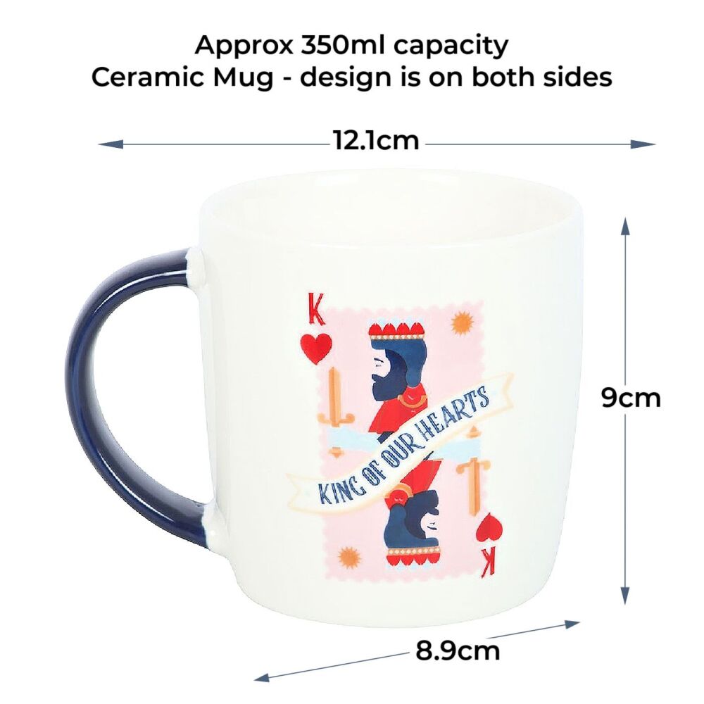 King of Our Hearts Mug and Playing Cards Set