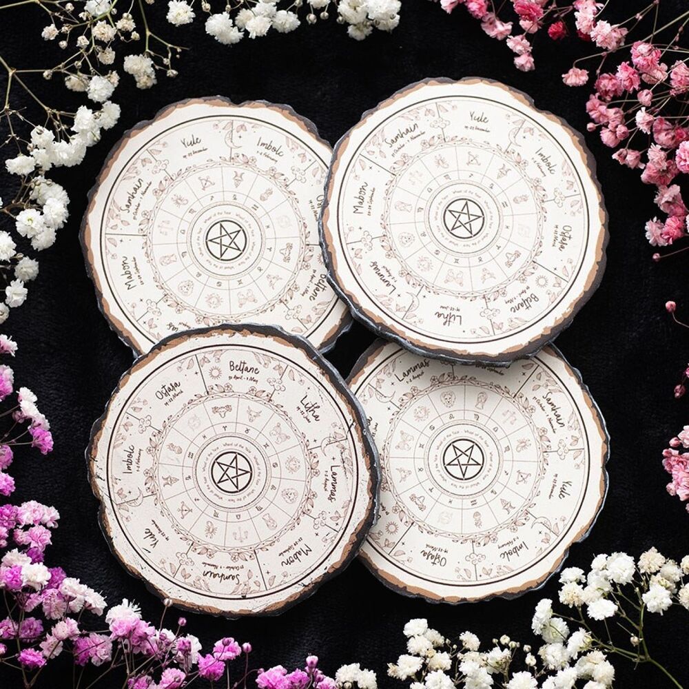 Wheel of the Year Coaster Set