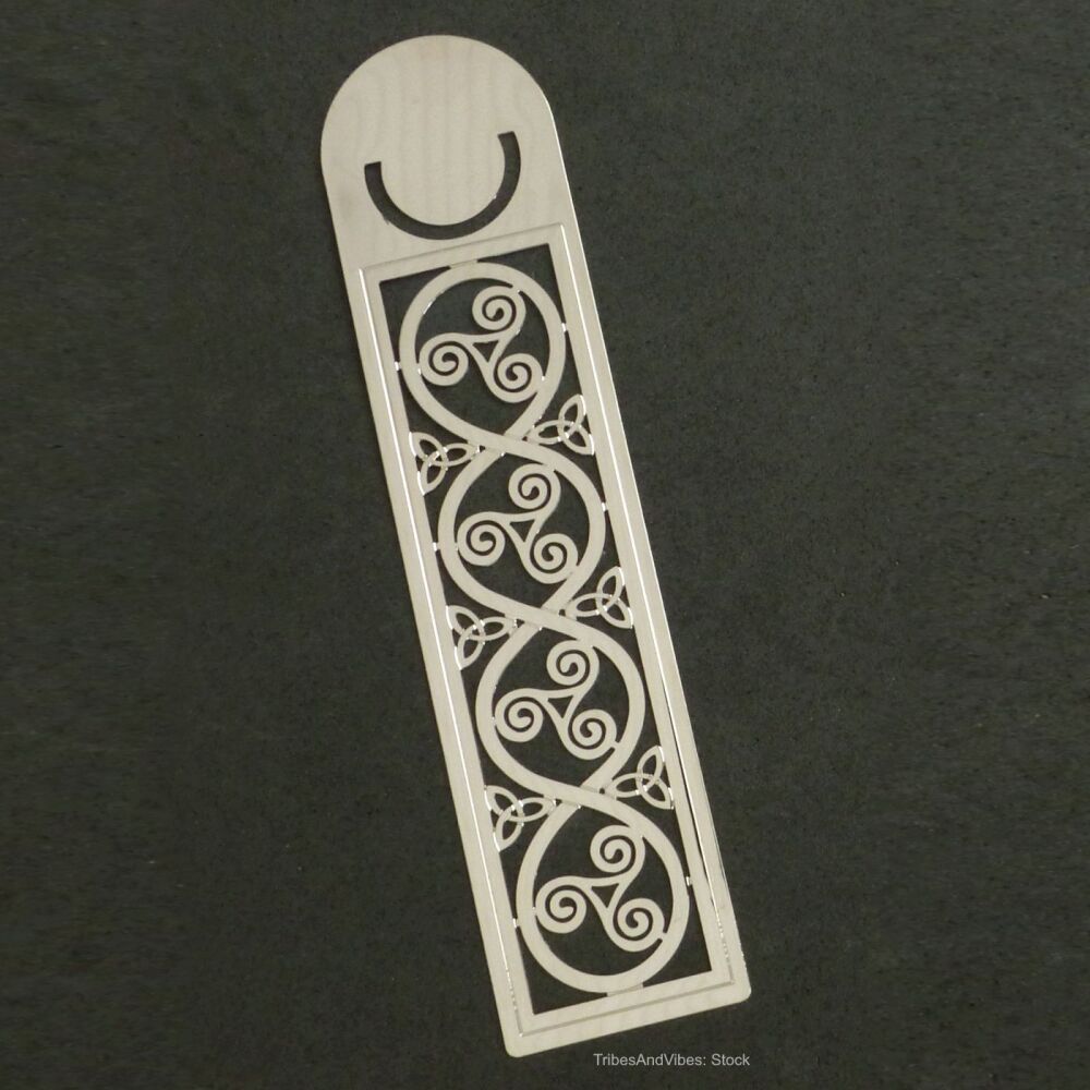 Triskele Triquetra Metal Bookmark, 125mm