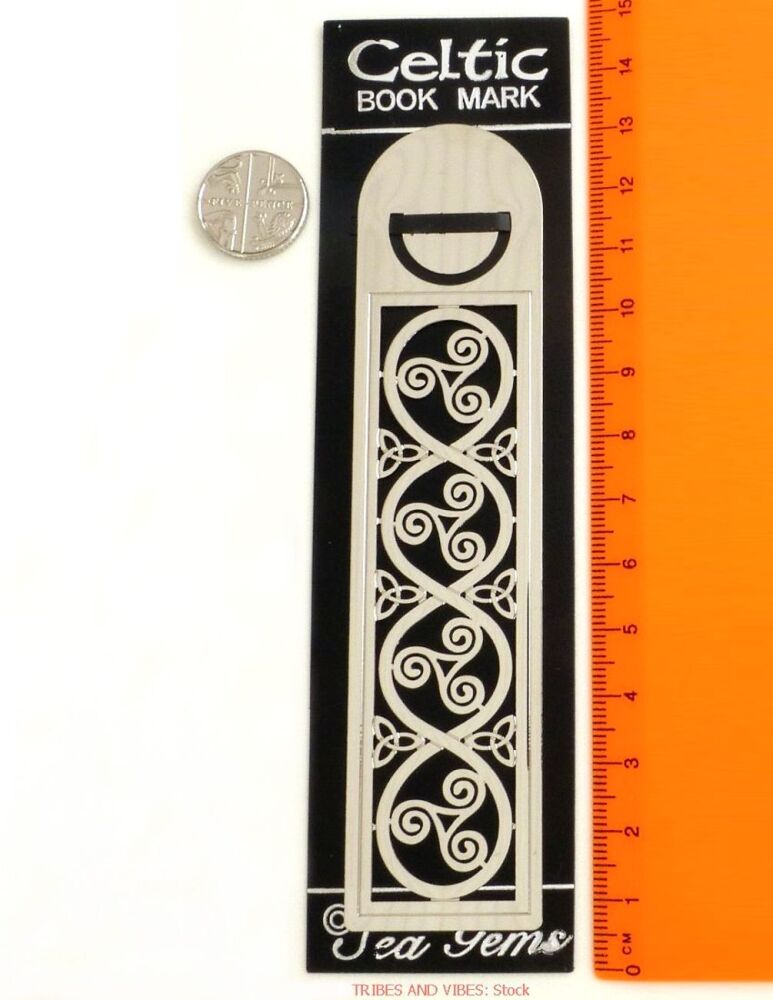 Triskele Triquetra Metal Bookmark, 125mm