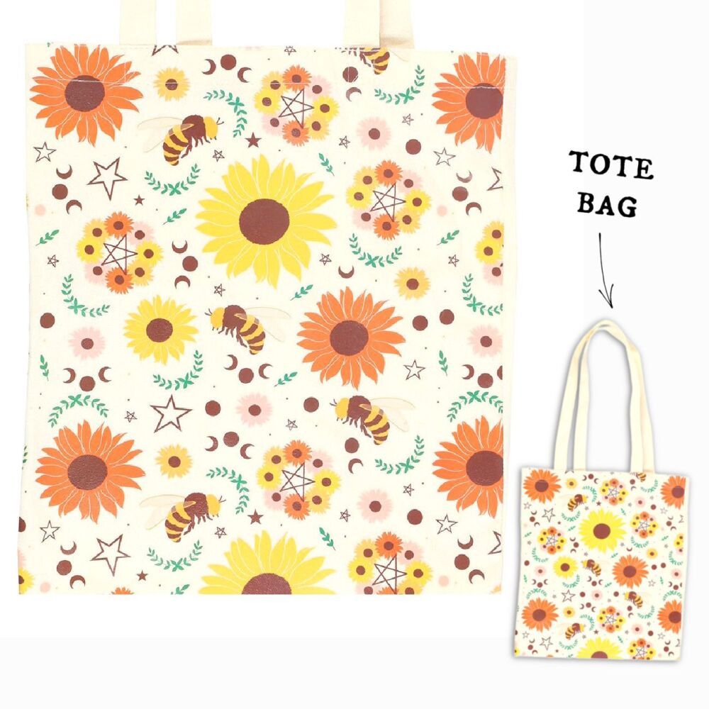 Summer Solstice Polycotton Tote Bag