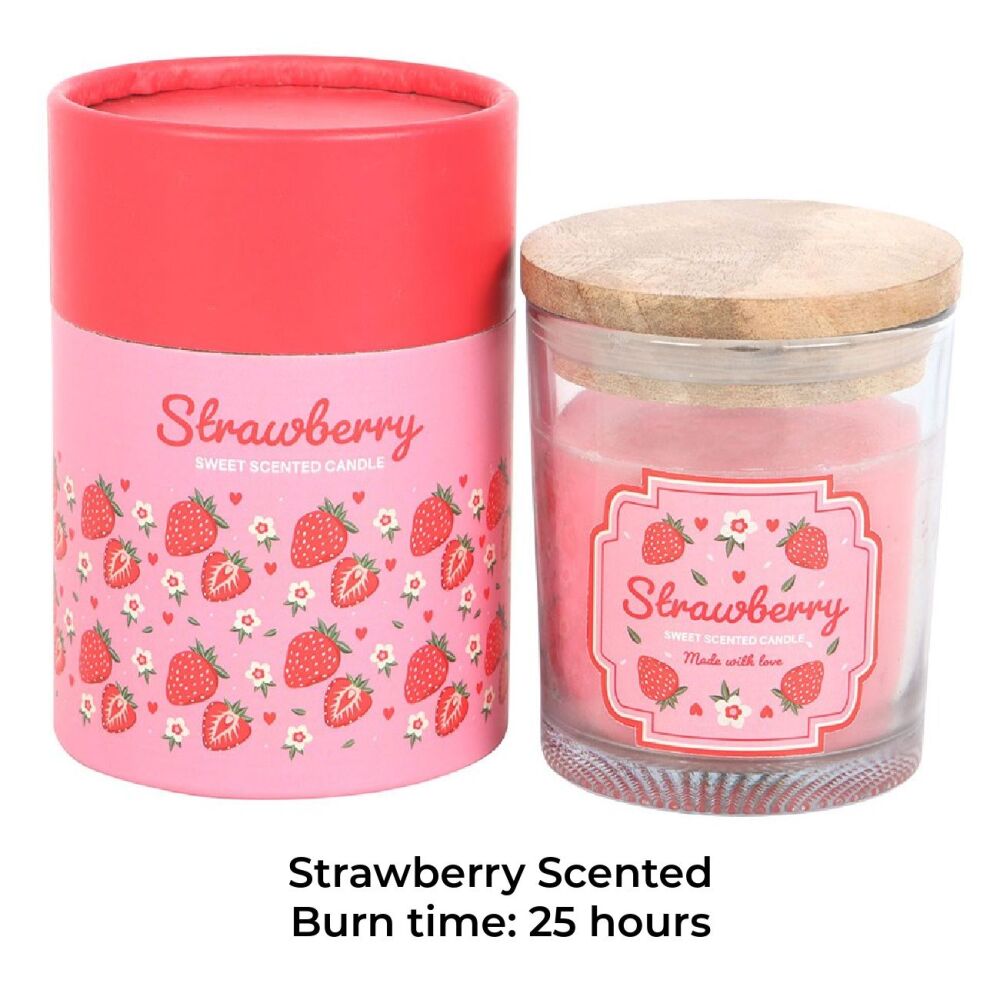 Strawberry Scented Candle