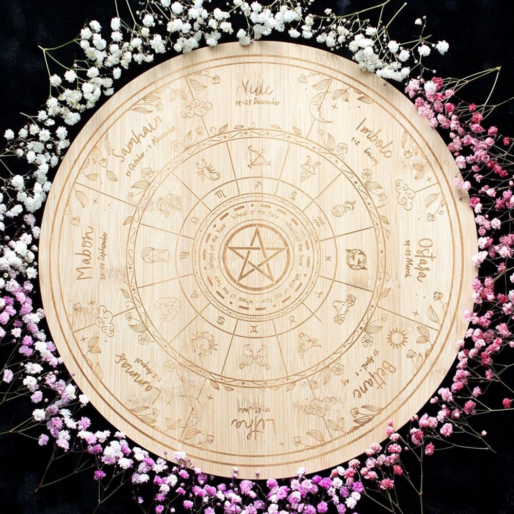 Wheel of the Year Serving Board