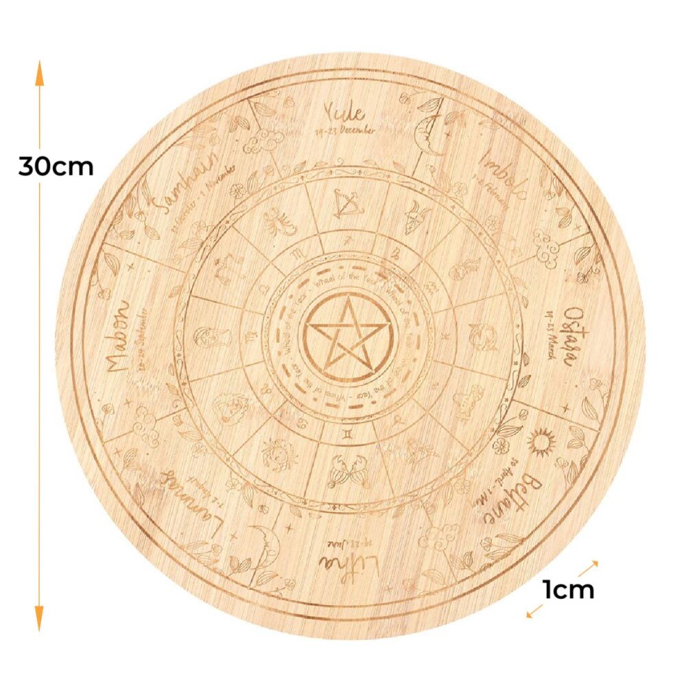 Wheel of the Year Serving Board