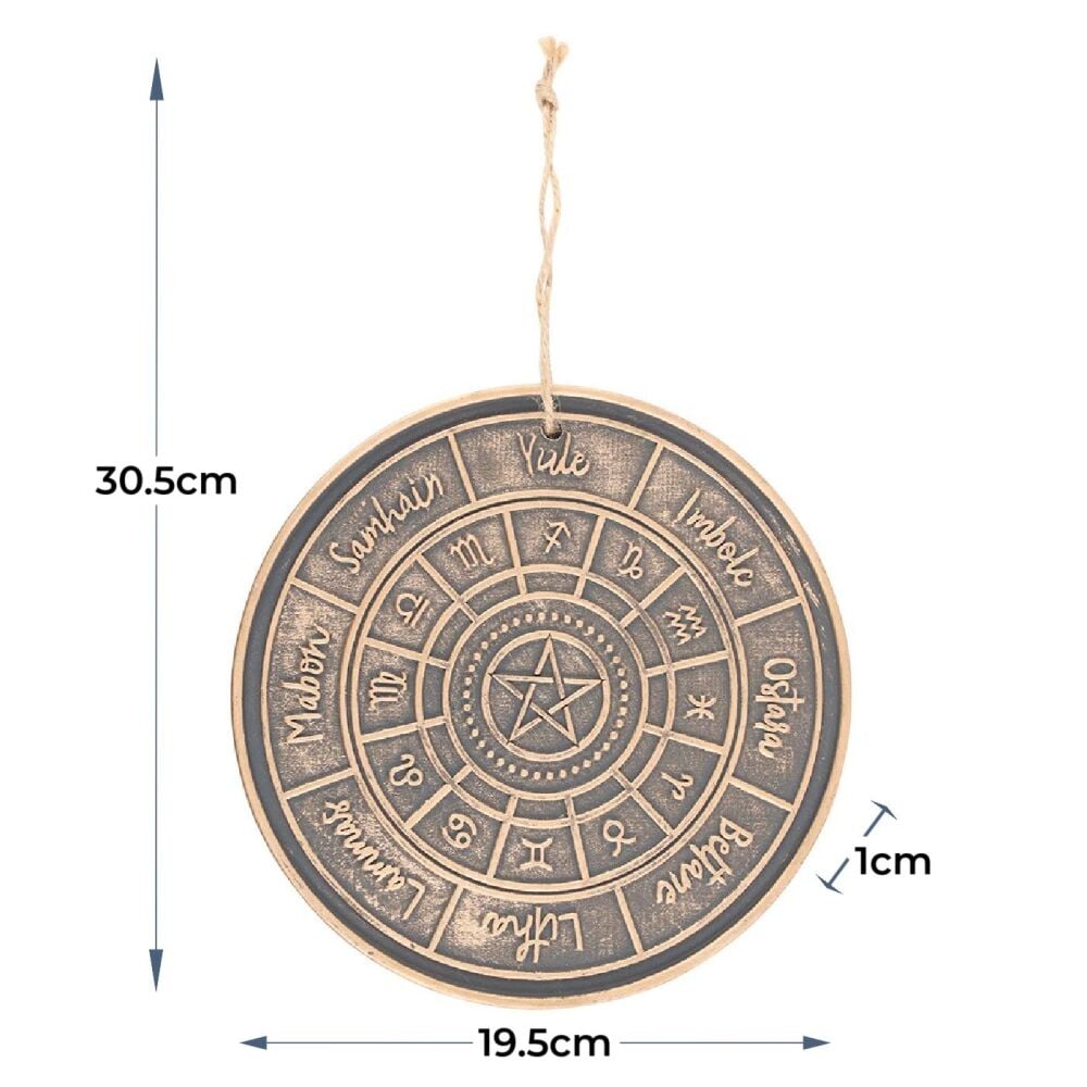 Wheel of the Year Hanging Plaque