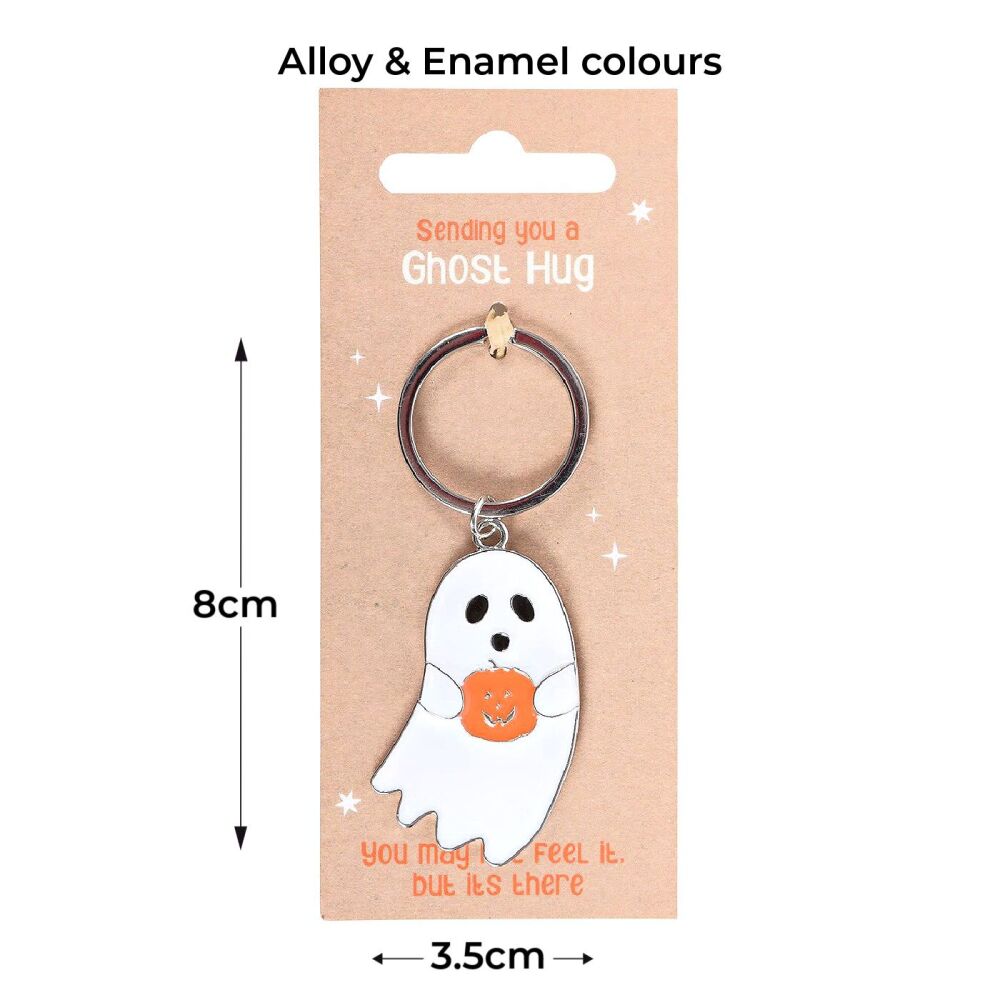 Ghost Hug Keyring