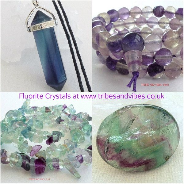 fluorite crystals necklace jewellery bracelet tumblestones