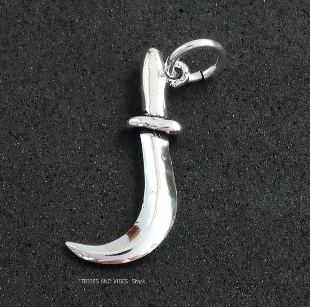 BOLINE KNIFE Charm 22mm Sterling Silver (stock)