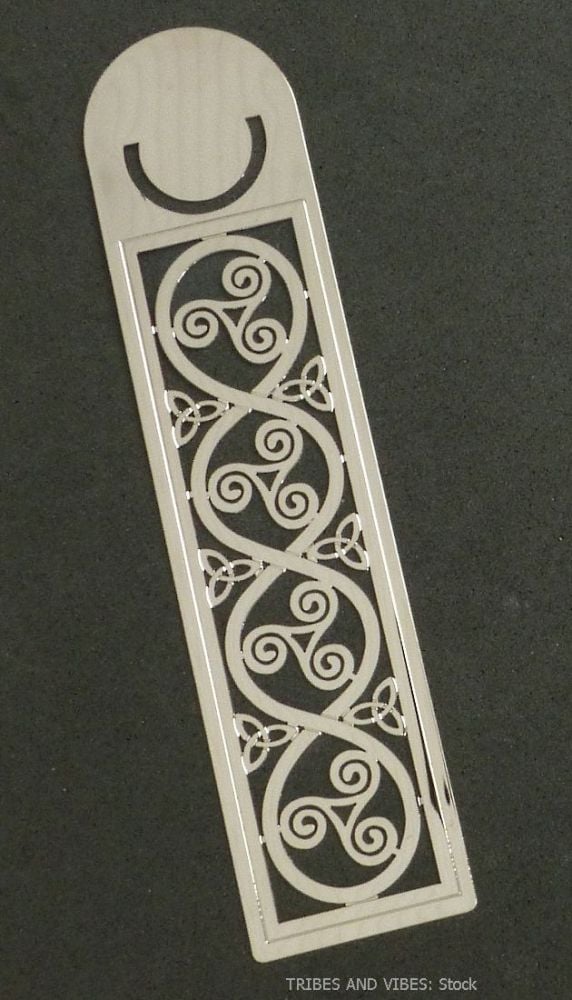 Triskele Triquetra Metal Bookmark, 125mm