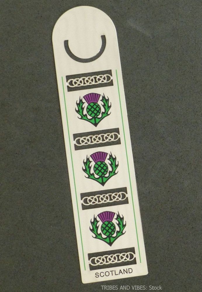 Scotland Thistle metal Bookmark, 125mm
