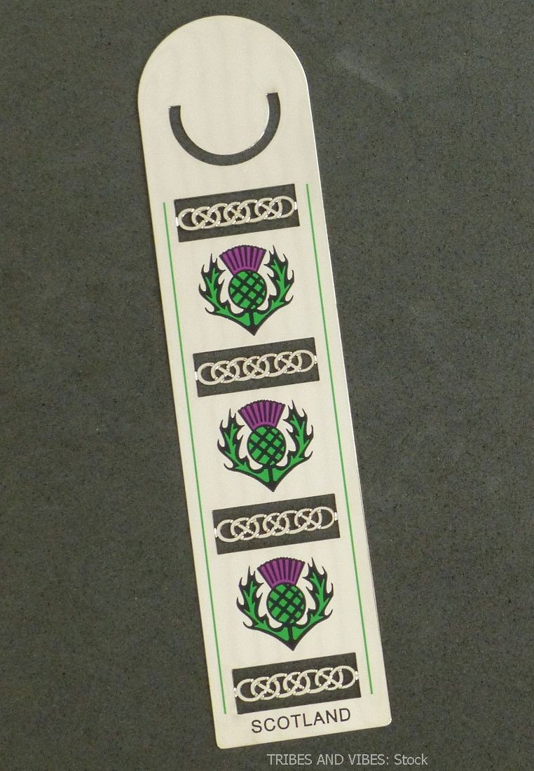 Scotland Thistle Bookmark by Sea Gems (stock)