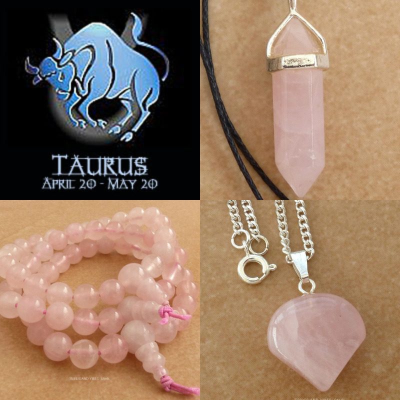 rose quartz crystal taurus birthstone april 20 may 20