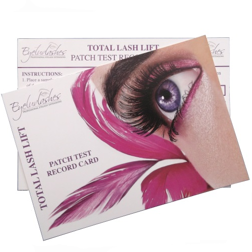 Patch Test Cards for Lash Lift - PACK OF 25