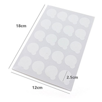 Jade Stone Cover Stickers (Round) 20 Stickers (1 Sheet)