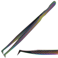 Diamond Grip Fanning Tweezers for Volume Lashes (Pro 2)