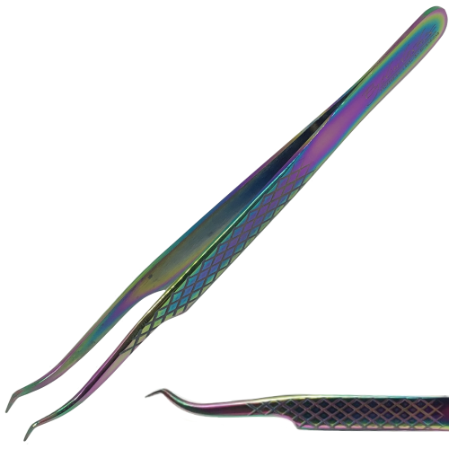 Diamond Grip Hooked Tweezers for Classic Lashes (Pick-up) SALE