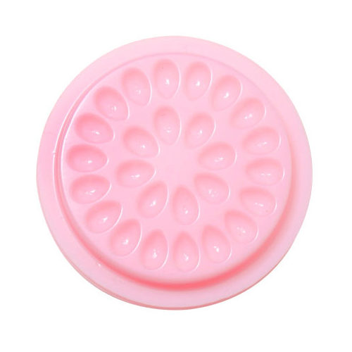 Disposable Glue Palette Pink (26 hole flower palette) - 10 Pieces