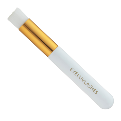 Brushes - White/Gold Deluxe Lash Cleanser brushes