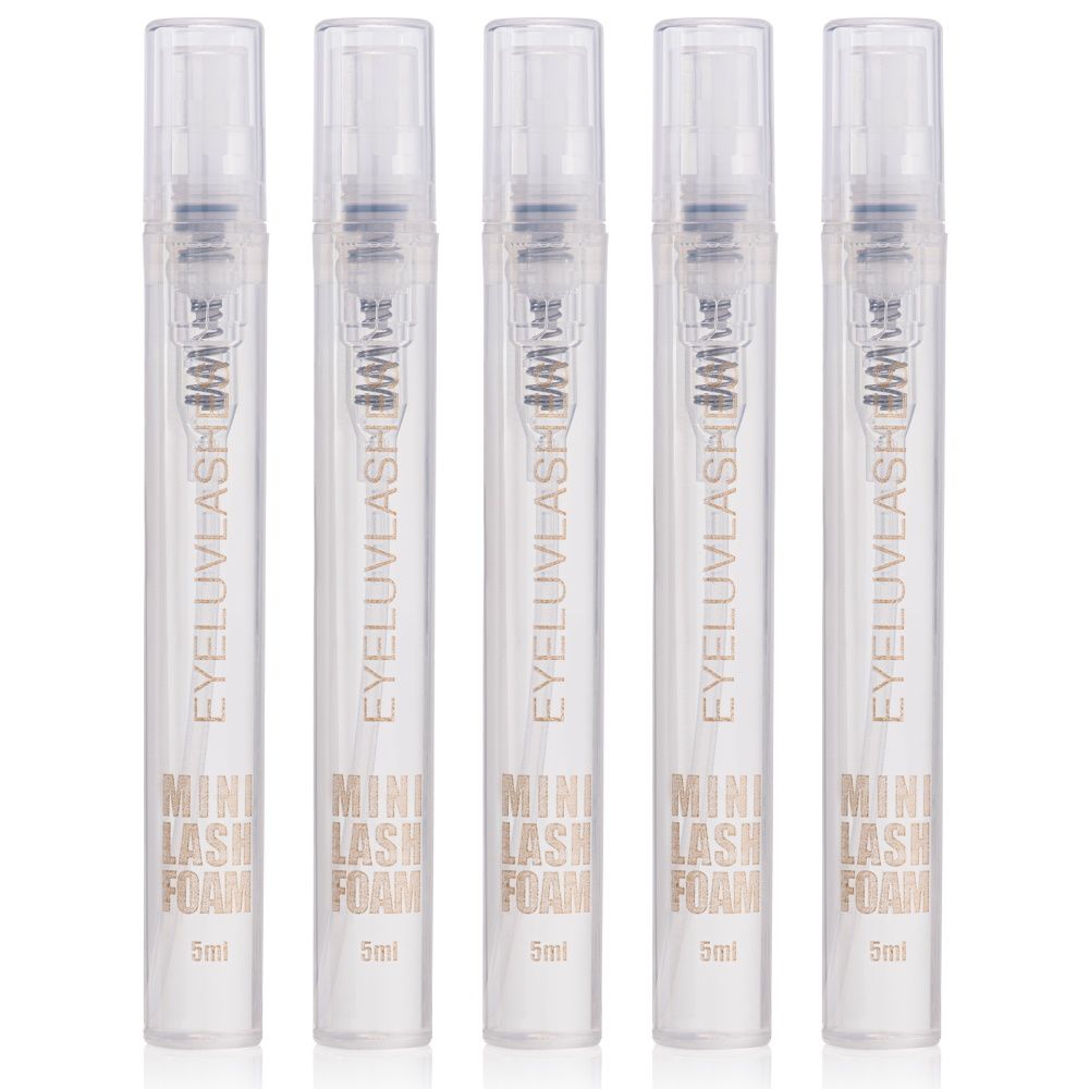 SHAMPOO - Mini Lash Foam Spray 5ml - Retail / Aftercare Item for Clients - Packs of 1,5, 10, 20 or 50 (Lashes/Brows)