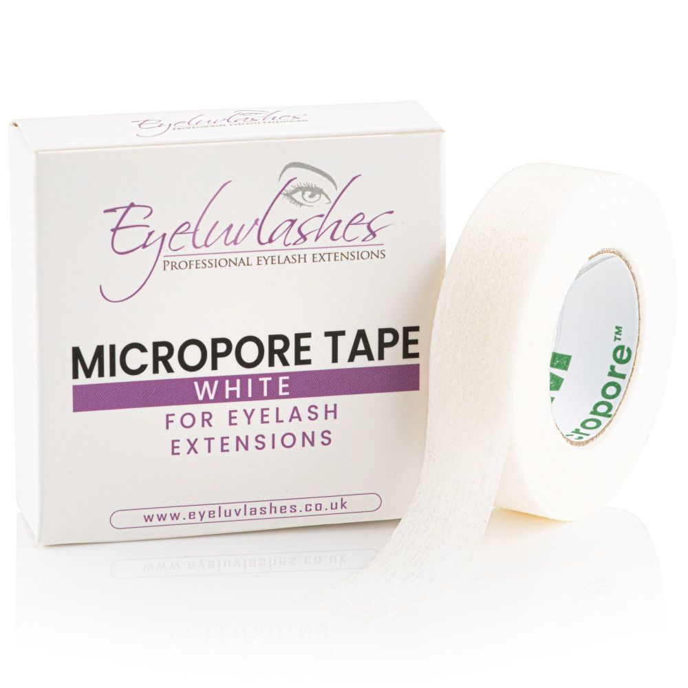 3M Micropore Tape - for eyelash extensions 1.25cm Width x 9m Length