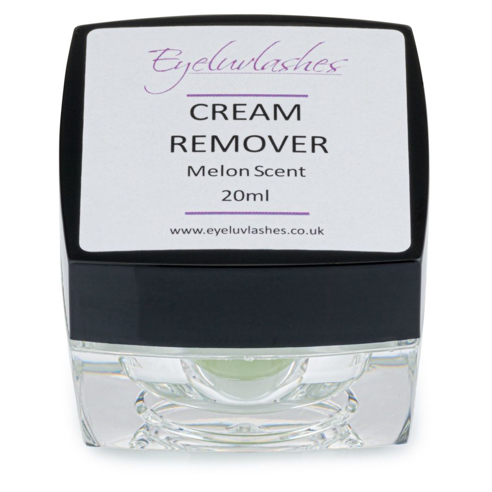 Glue Remover (Cream) EYELUVLASHES - Size 20ml - Soft Cream Remover - Melon Scent