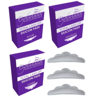 BUY 3 PACKS GET 1 FREE Lash Lift Shields, Small, Medium, Large Silicon Curlers / Shields 15 Pairs in total (Lash Lift)