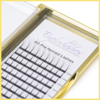<!-- 00000000000114 -->PRE-FANNED (SET OR MIXED LENGTH) LONG OR SHORT STEM LASH TRAYS (PROMOTION PRICE)