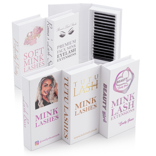 Mink Lash Trays - £8 each Cardboard Box - Printed with your logo - 10 Trays