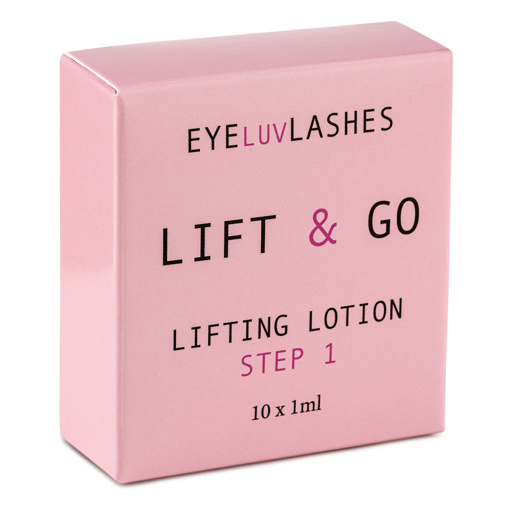 Lash 'Lift & Go' Lotion 10 x Lifting / Perming (Step 1) SACHETS 1ml Lash Lift Brow Lamination