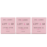 <!-- 000000000087-->Lash 'Lift & Go' Lotion Set 30 Sachets (10 x Lifting,10x Fixing,10 x Nourishing Gel) 1ml Sachets  Lash Lift Brow Lamination