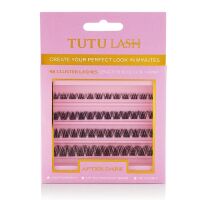 TUTU LASH After Dark Cluster Lashes 48 Lash Cluster Box, Re-usable clusters, strong bonding up to 7 Days of wear at a time, lightweight, re-usable.
