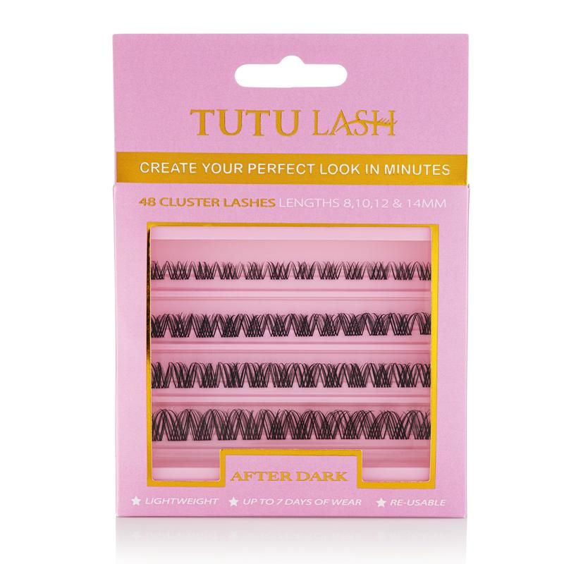 TUTU LASH After Dark Cluster Lashes 48 Lash Cluster Box, Re-usable clusters