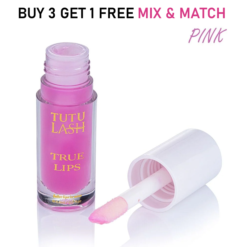 TUTU LASH (PINK SHADE) True Lips Lip Plumping Lip Gloss Oil Gloss Tingling 
