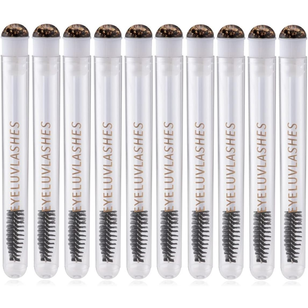 SALE PACK OF 10 SPOOLIES Lash Wands / Spoolies Mascara Brushes in Tubes (USUAL PRICE £15)