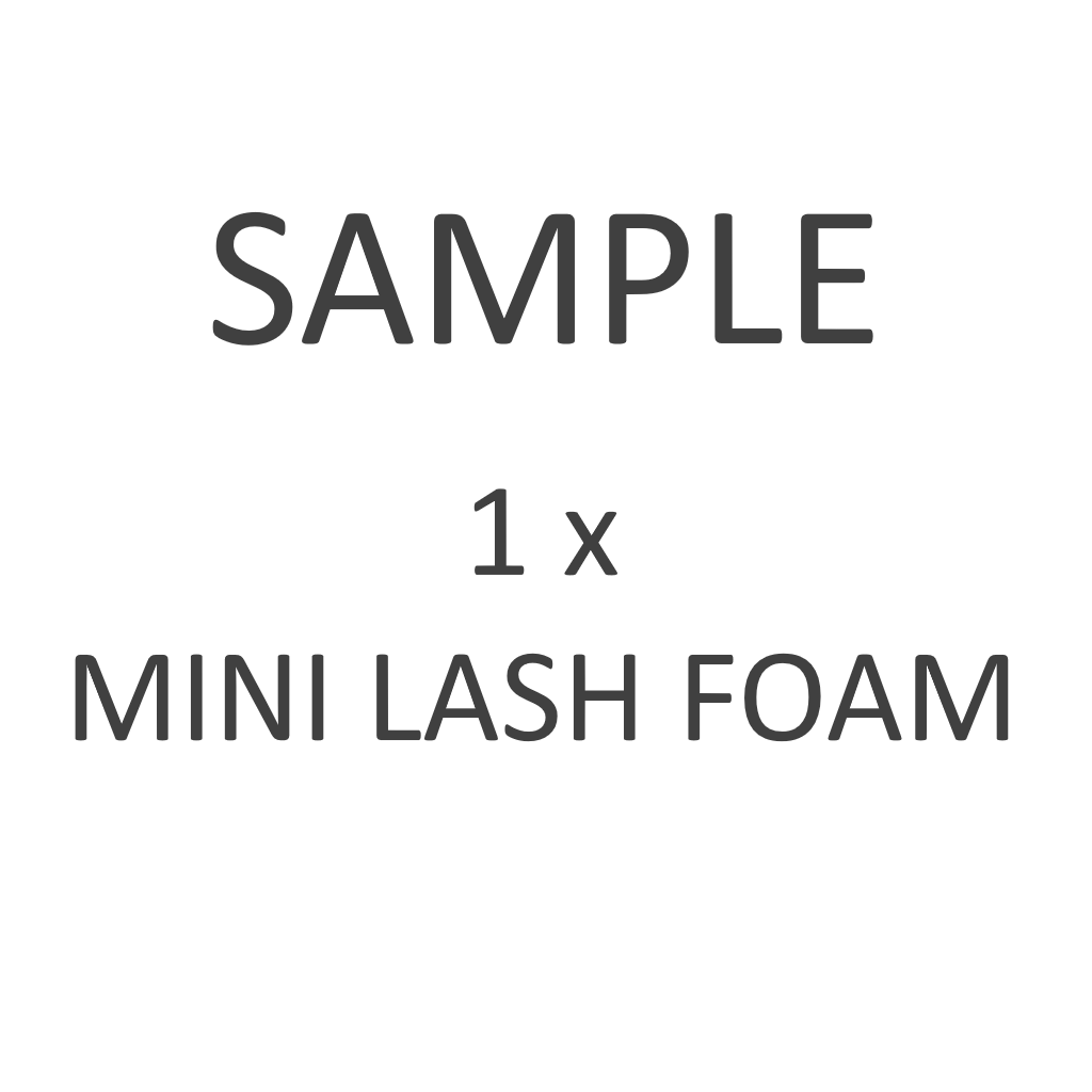 SAMPLE BOTTLE - 5ml Mini Lash Foam Sample Bottle for testing - NO LOGO