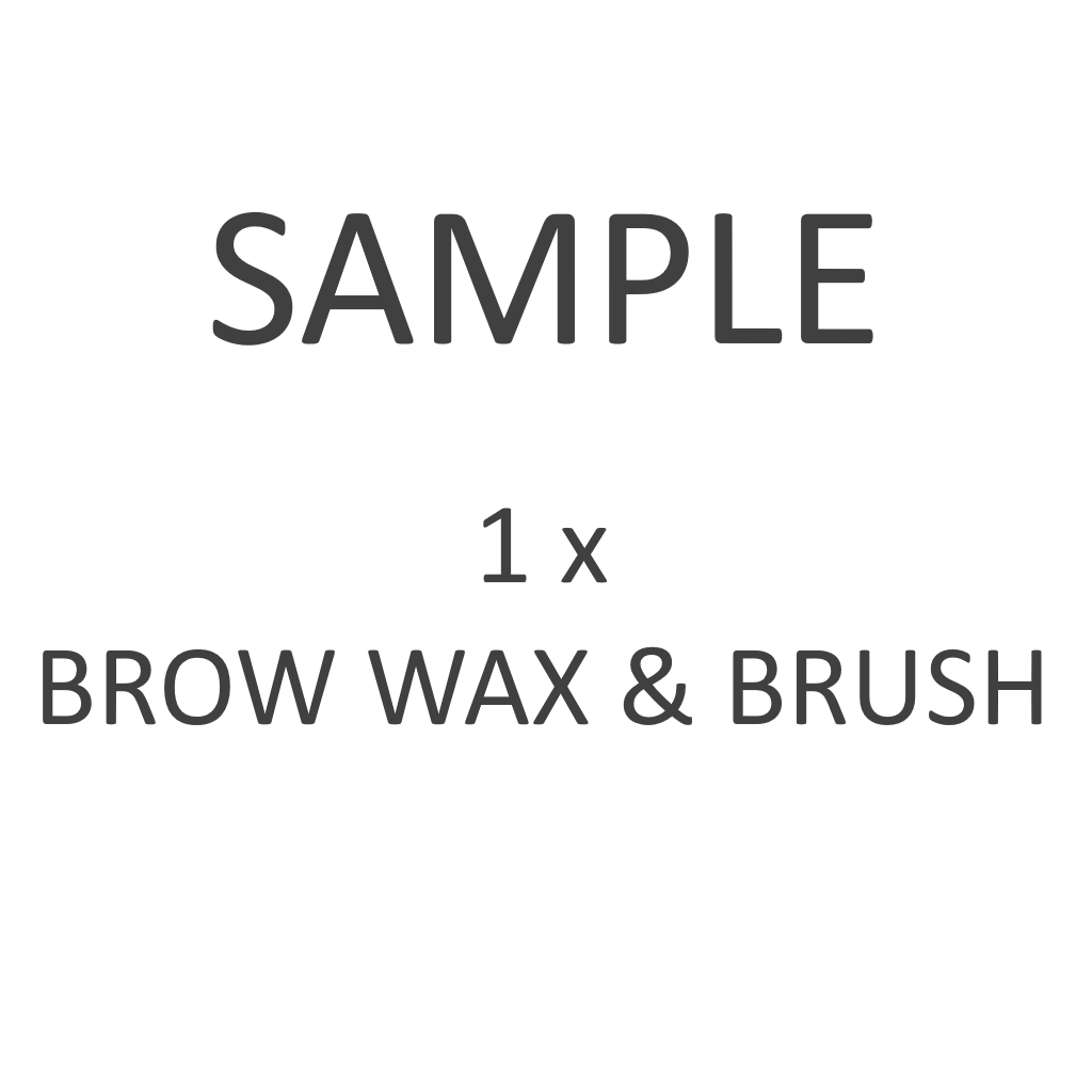 SAMPLE - 20g Brow Wax & Brush for testing - NO LOGO