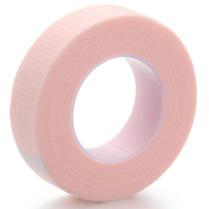 100 x Pink Micropore Tape (Anti-Allergy/Perforated) 1.25cms x 9M Length) Eyelash Extensions Under Eye Tape Wholesale Bulk