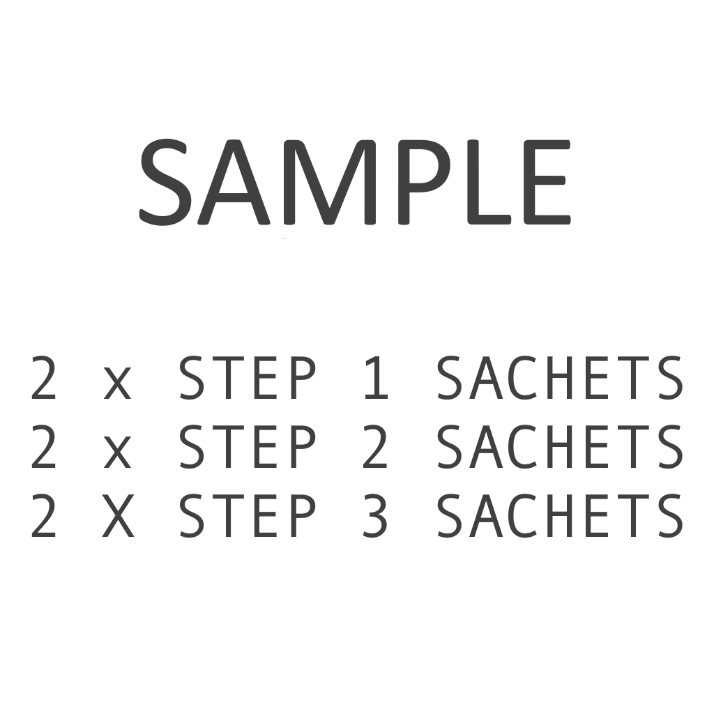 SAMPLE - LASH LIFT/BROW LAMINATION SACHET SAMPLES (6) - 2 x PERMING 2 x FIXING 2 x NOURISHING 5-8 MIN SYSTEM UK MANUFACTURED