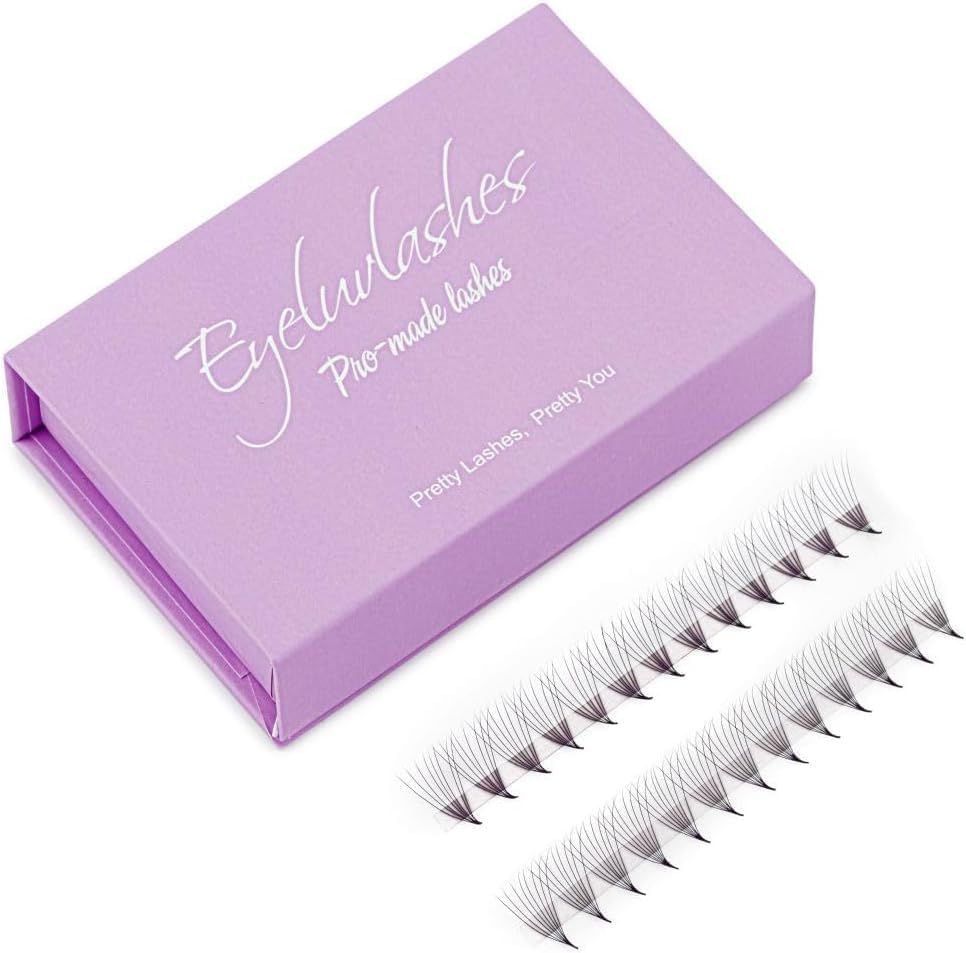 Eyelash Pro Made Lashes Speedy Fans Pro-Made Fans on a strip speedy fans Pro Made Handmade Lash Fans FREE SILICON PAD WITH EACH BOX