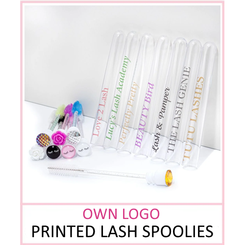 <!-- 008 -->Own Logo Printed Lash Spoolies