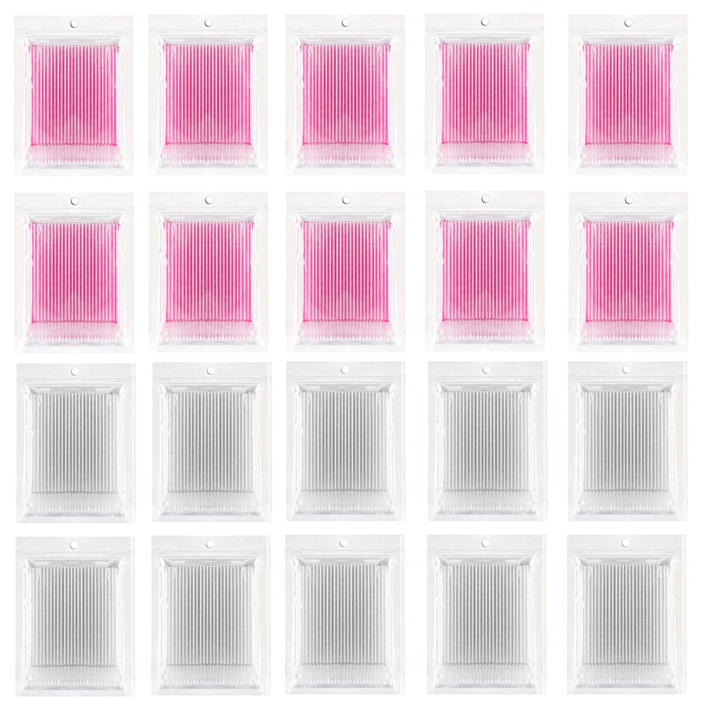 Bundle Box No.17 - 20 x Packs of Micro Brushes (100 in each pack) - 2000 Brushes in Total - See description for details