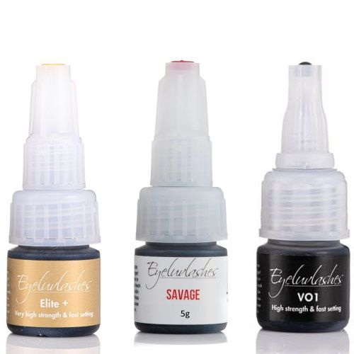Single Bottle Lash Adhesive SAVAGE, ELITE+ or VO1 eyelash Adhesive Individual