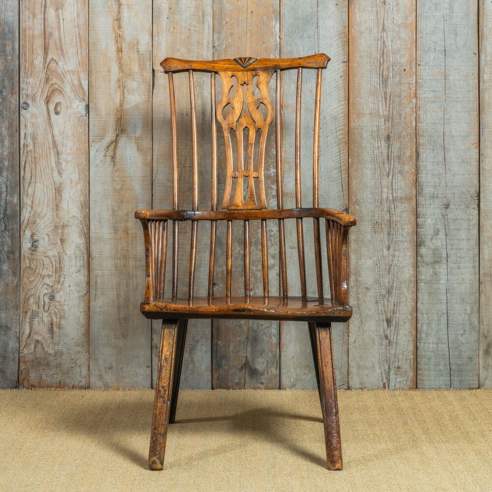 Primitive Chippendale chair