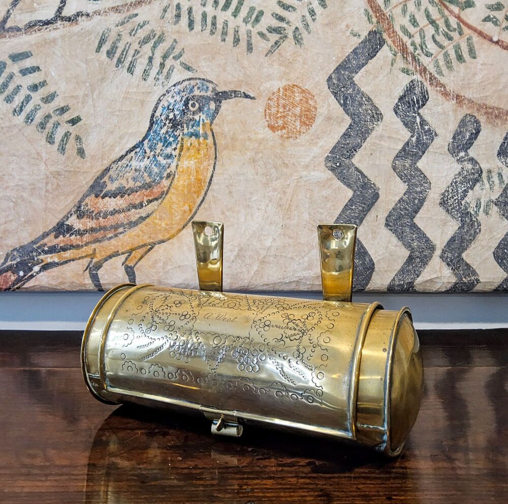Brass candle box