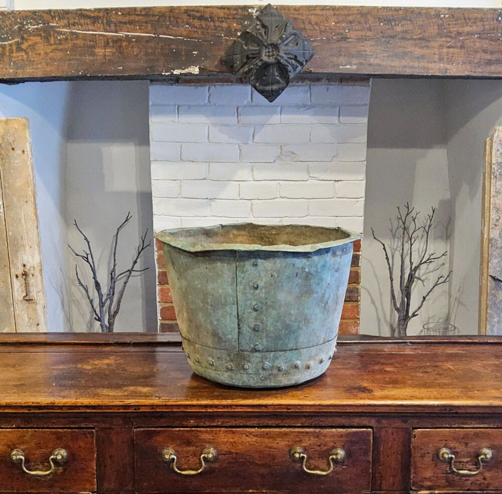 Small verdigris copper