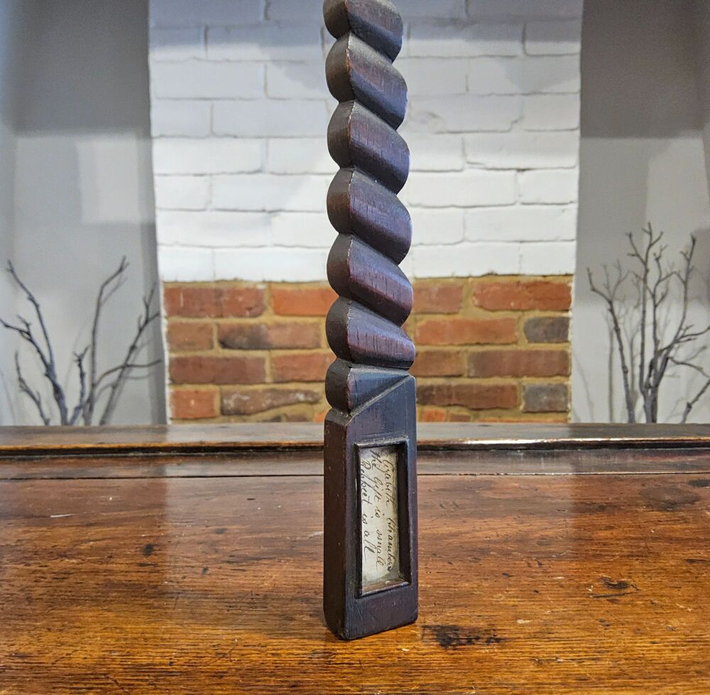 Treen knitting sheath